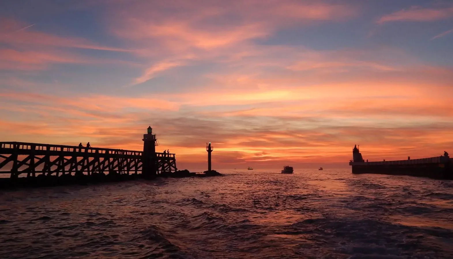 Coucher de soleil — balade à Capbreton