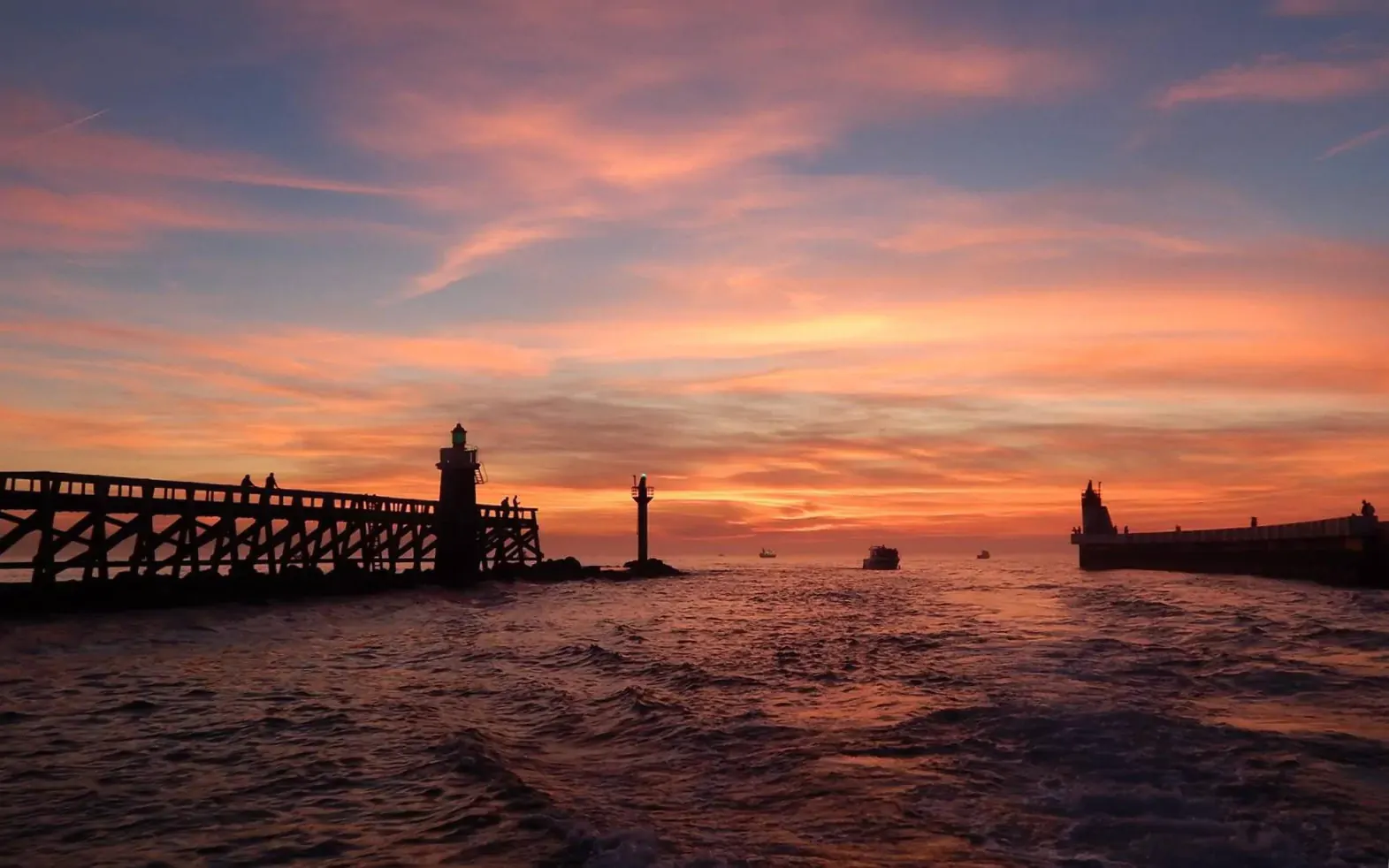 Coucher de soleil — sortie balade à Capbreton